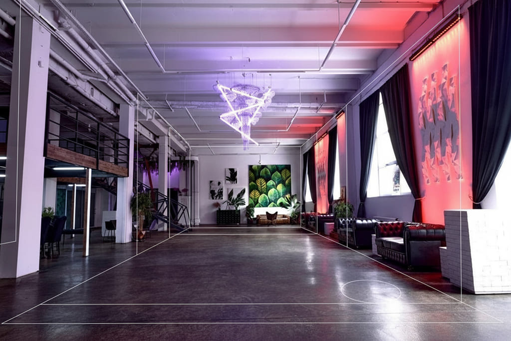 Как зонировать лофт для мероприятия: идеи для разных событий