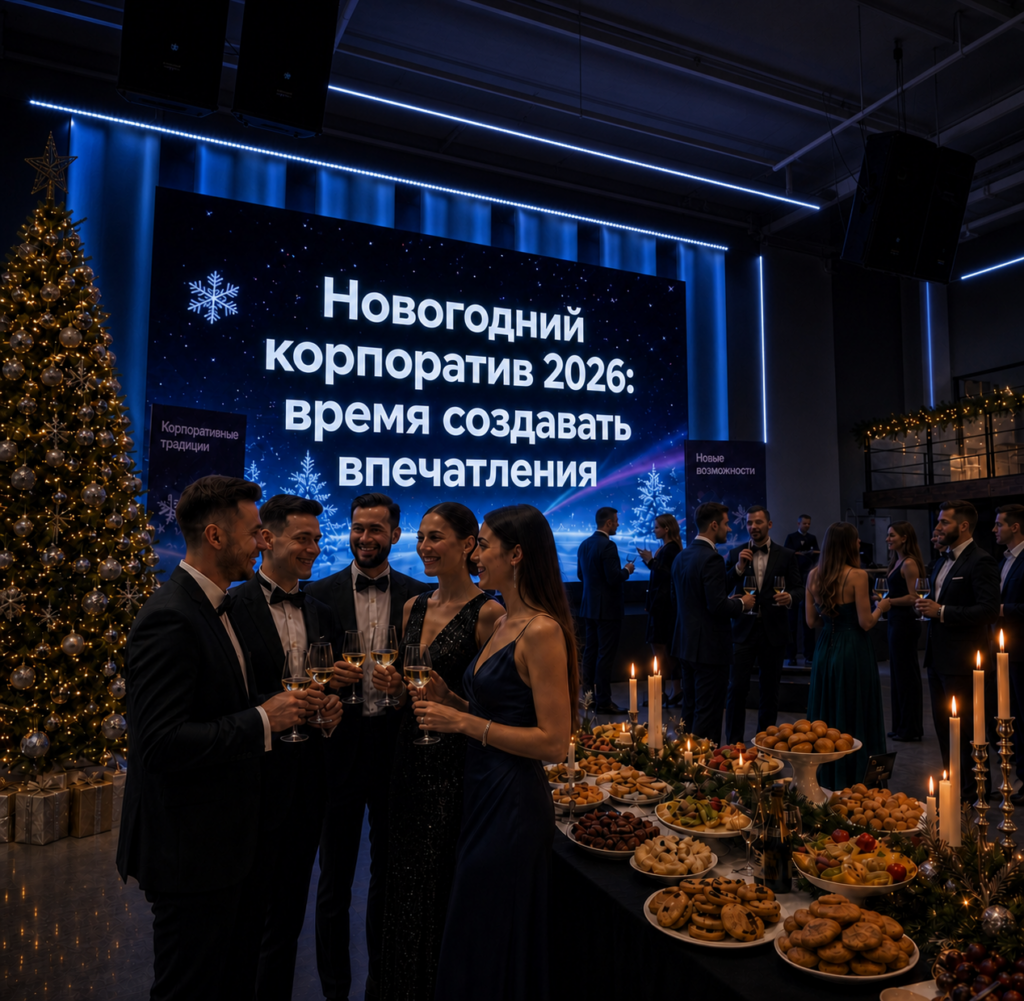 Новогодний корпоратив 2026, который запомнится надолго
